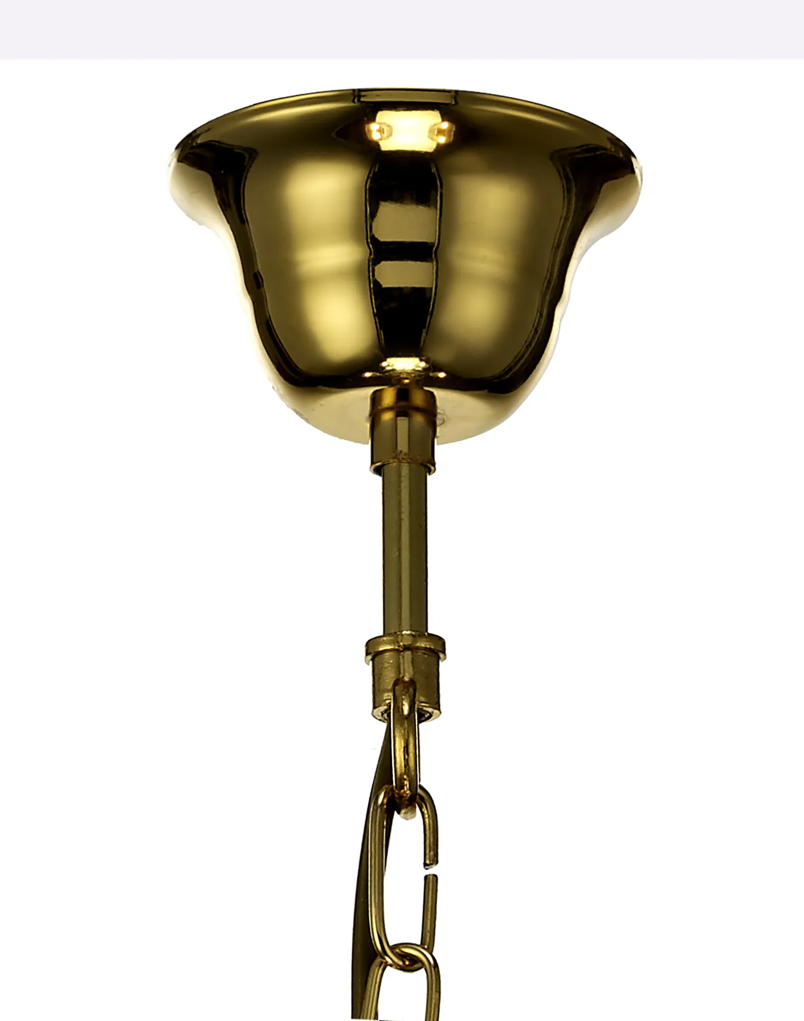 Gabrielle Glass Chandelier 5 Light (Glass Sconce) Polished Brass D0021  Deco Gabrielle